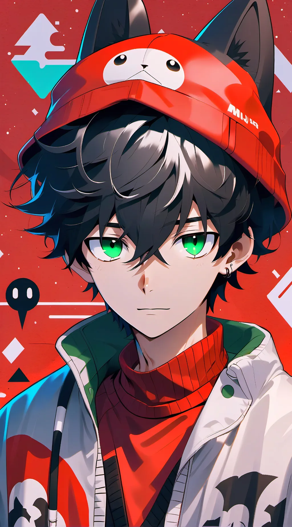 ai character: mark background