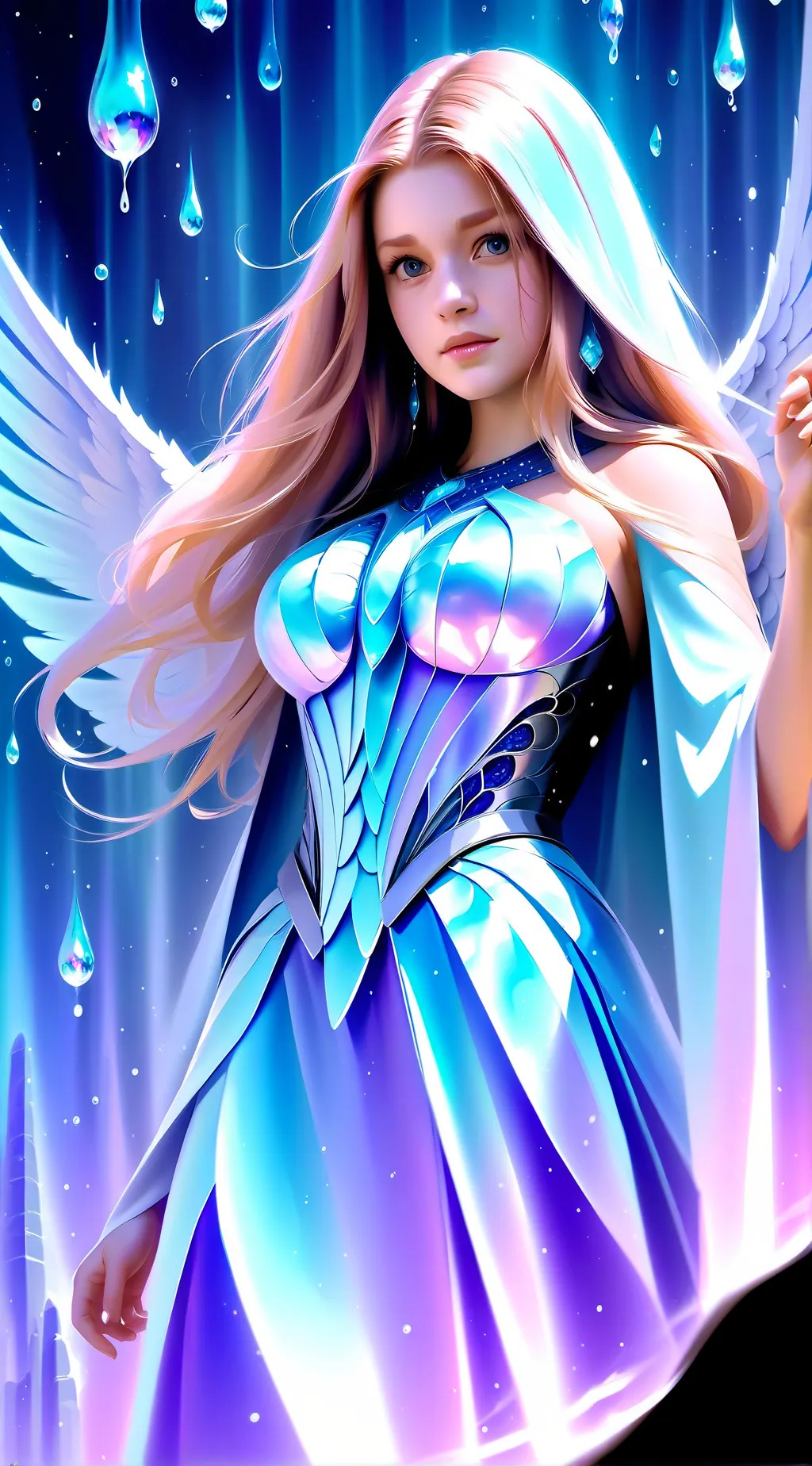 ai character: Hayley smit  background