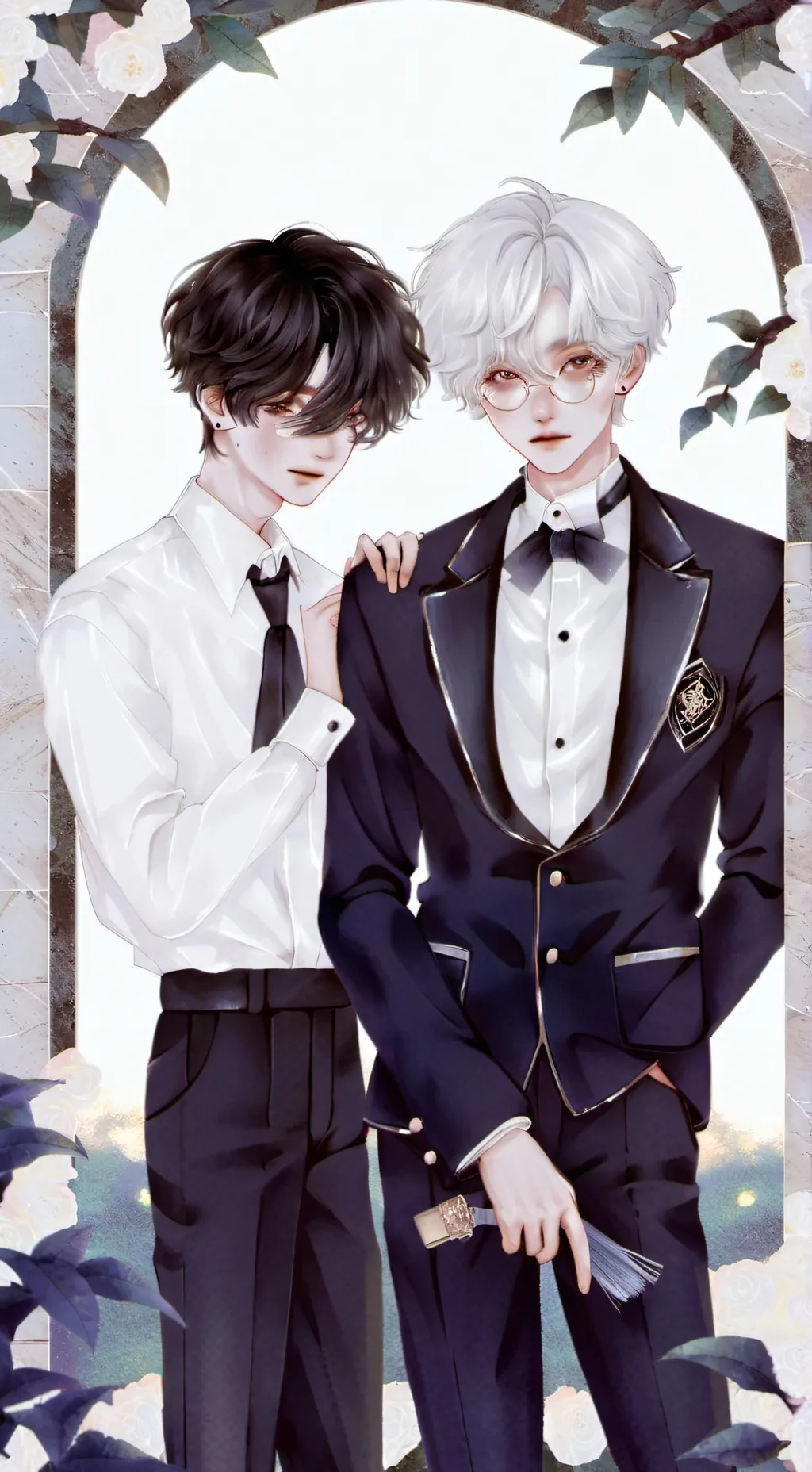 ai character: Jake and James  background