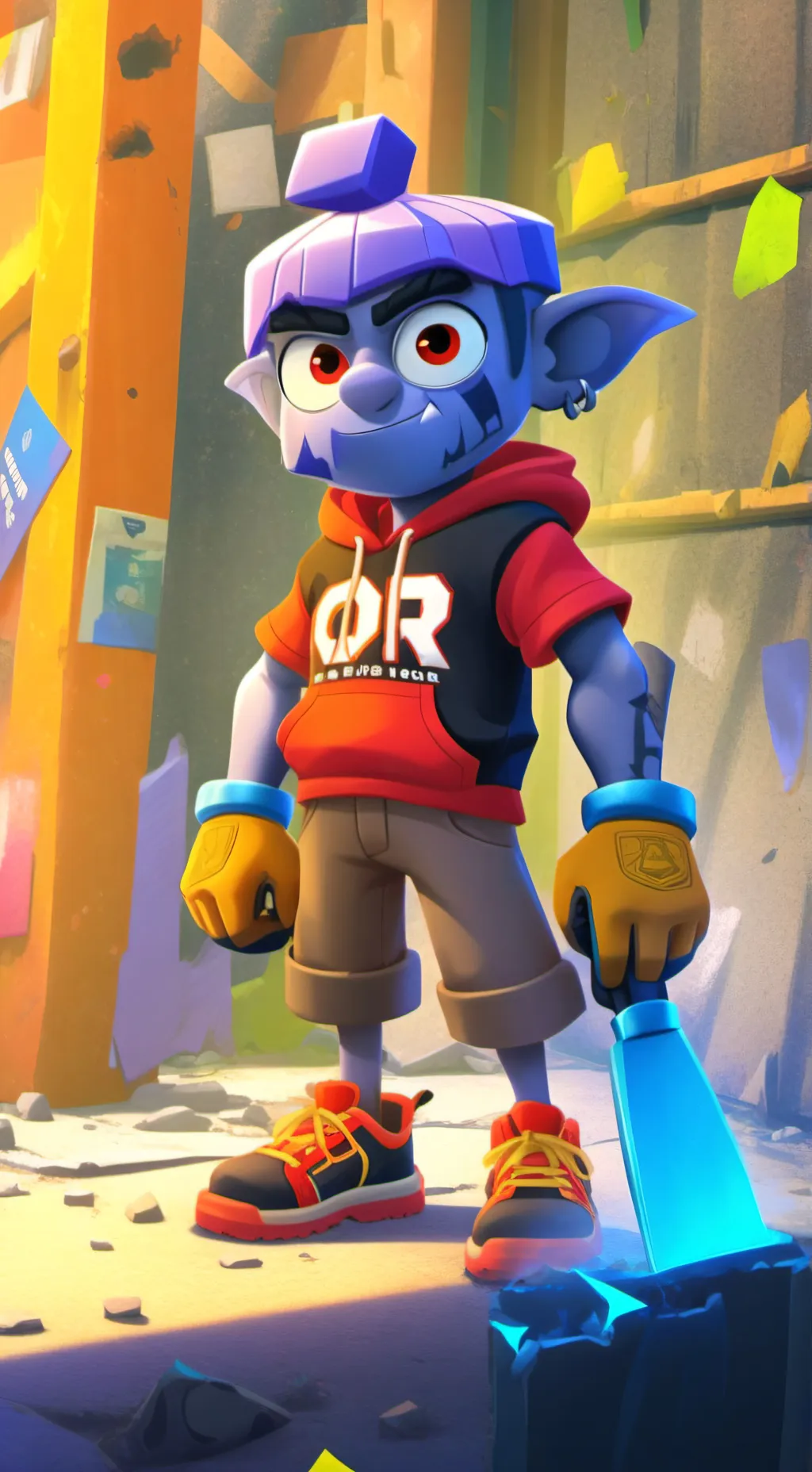 ai character: AI NOOOO  background