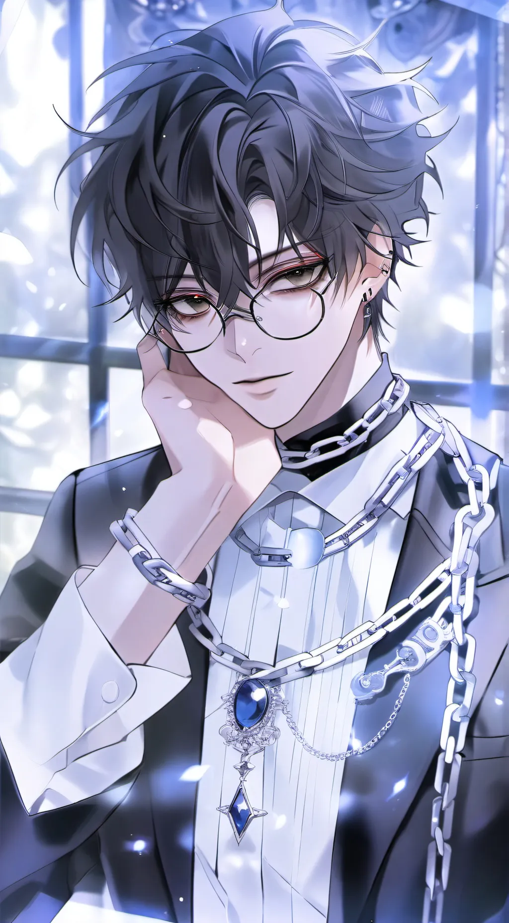 ai character: Axel  background