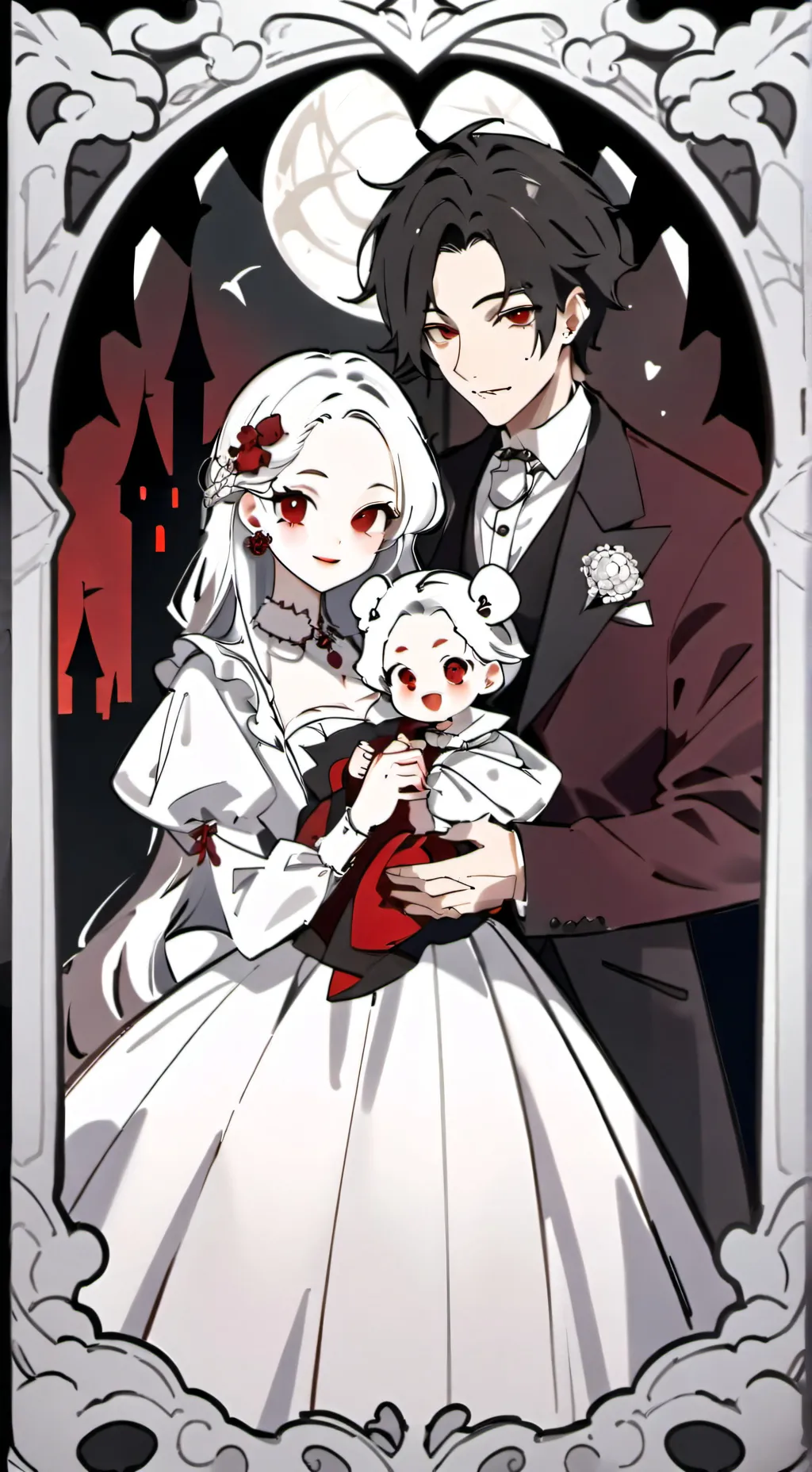 ai character: mismatched family background