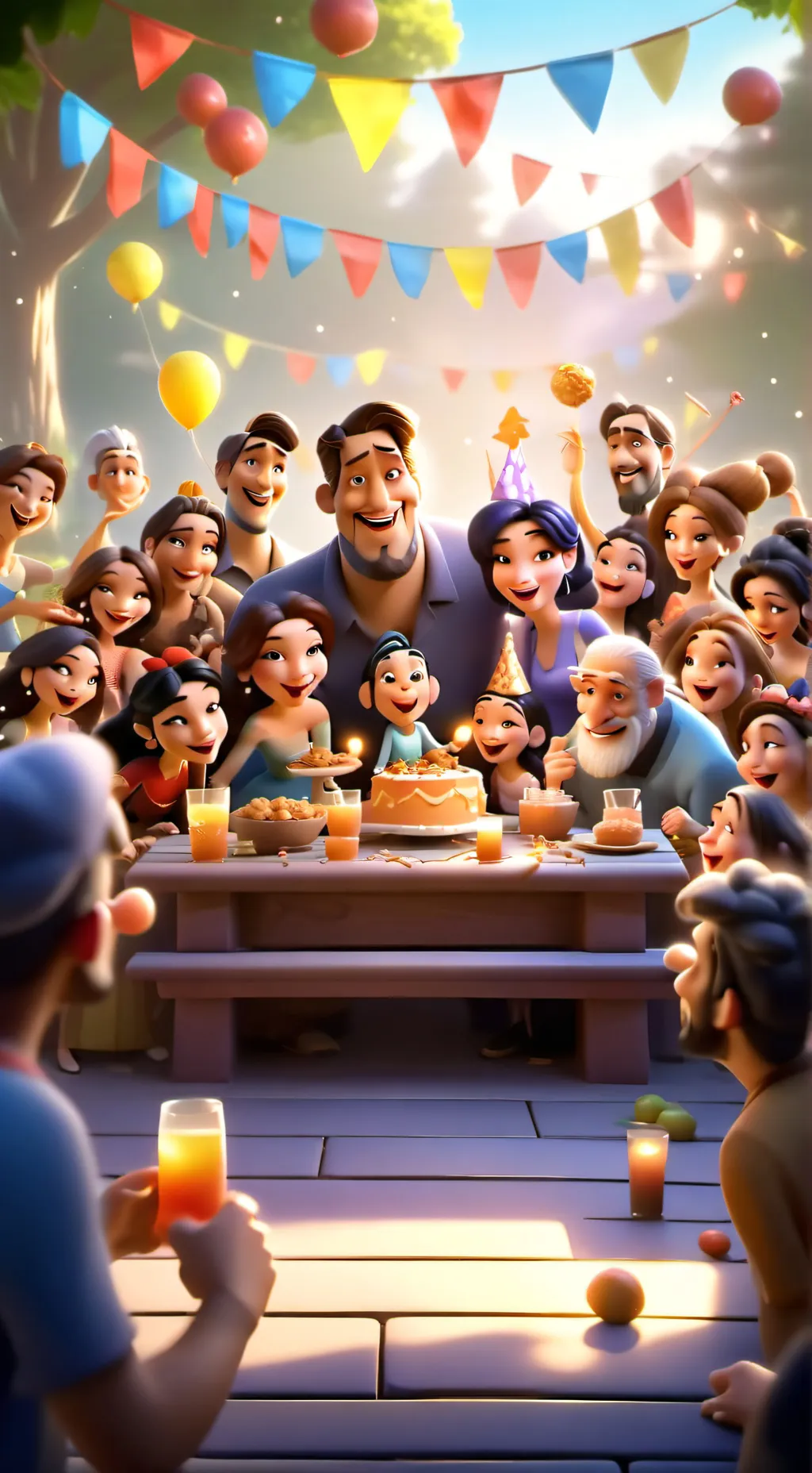 ai character: party background