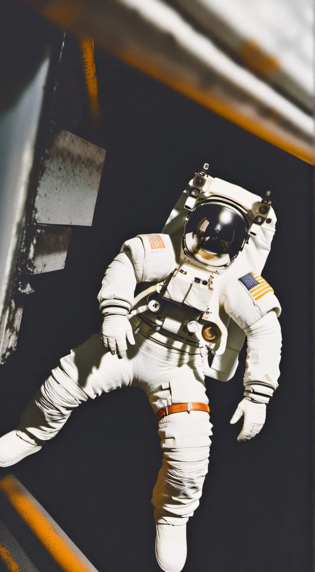 ai character: ISS background