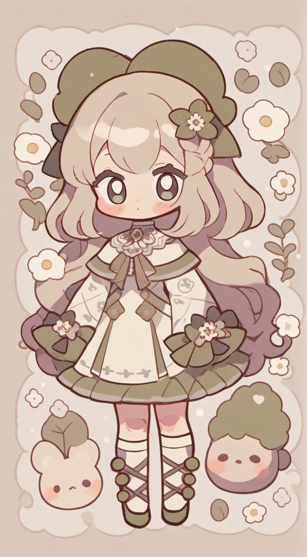 ai character: Quiero silencio... background