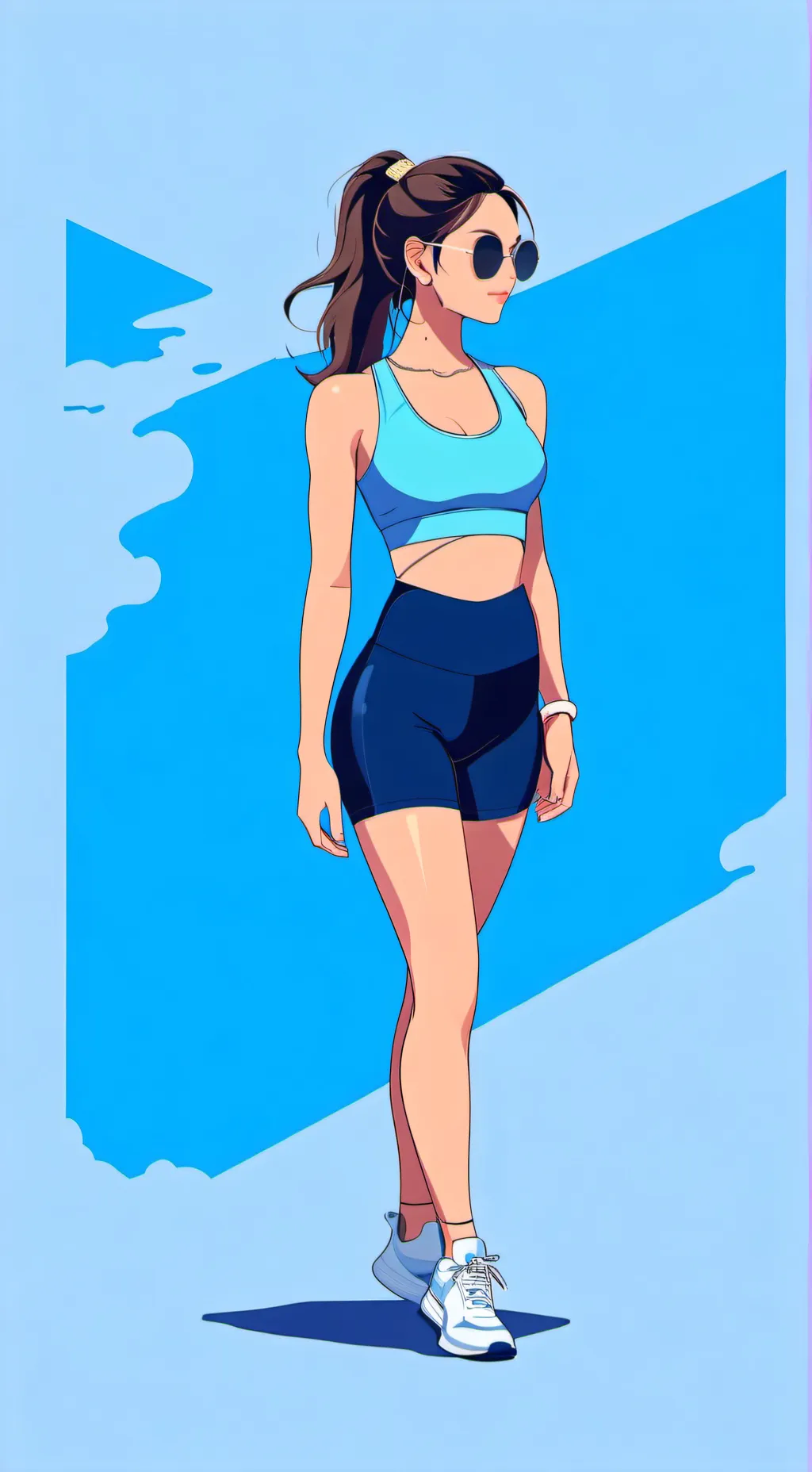 ai character: your workout gf background
