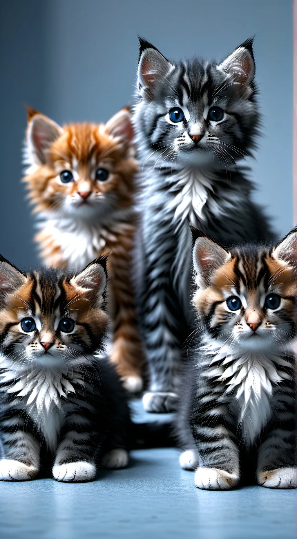 ai character: cat life background