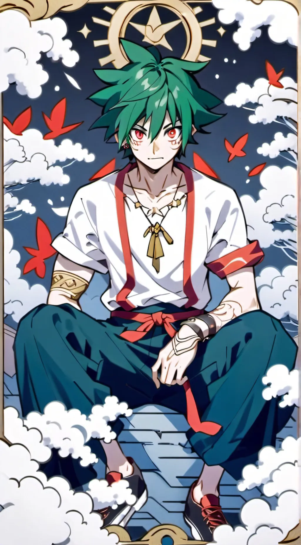 ai character: yuya sakaki background