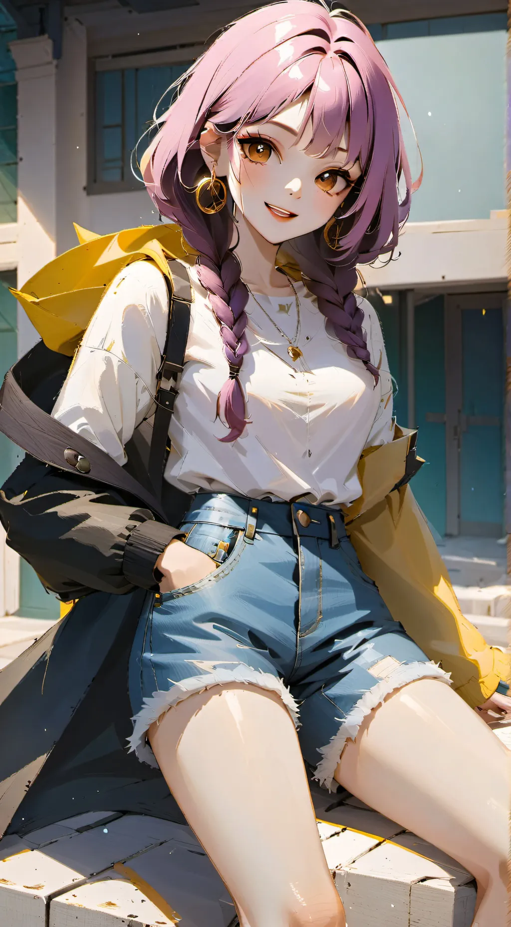 ai character: LIE DETECTOR KPDH background