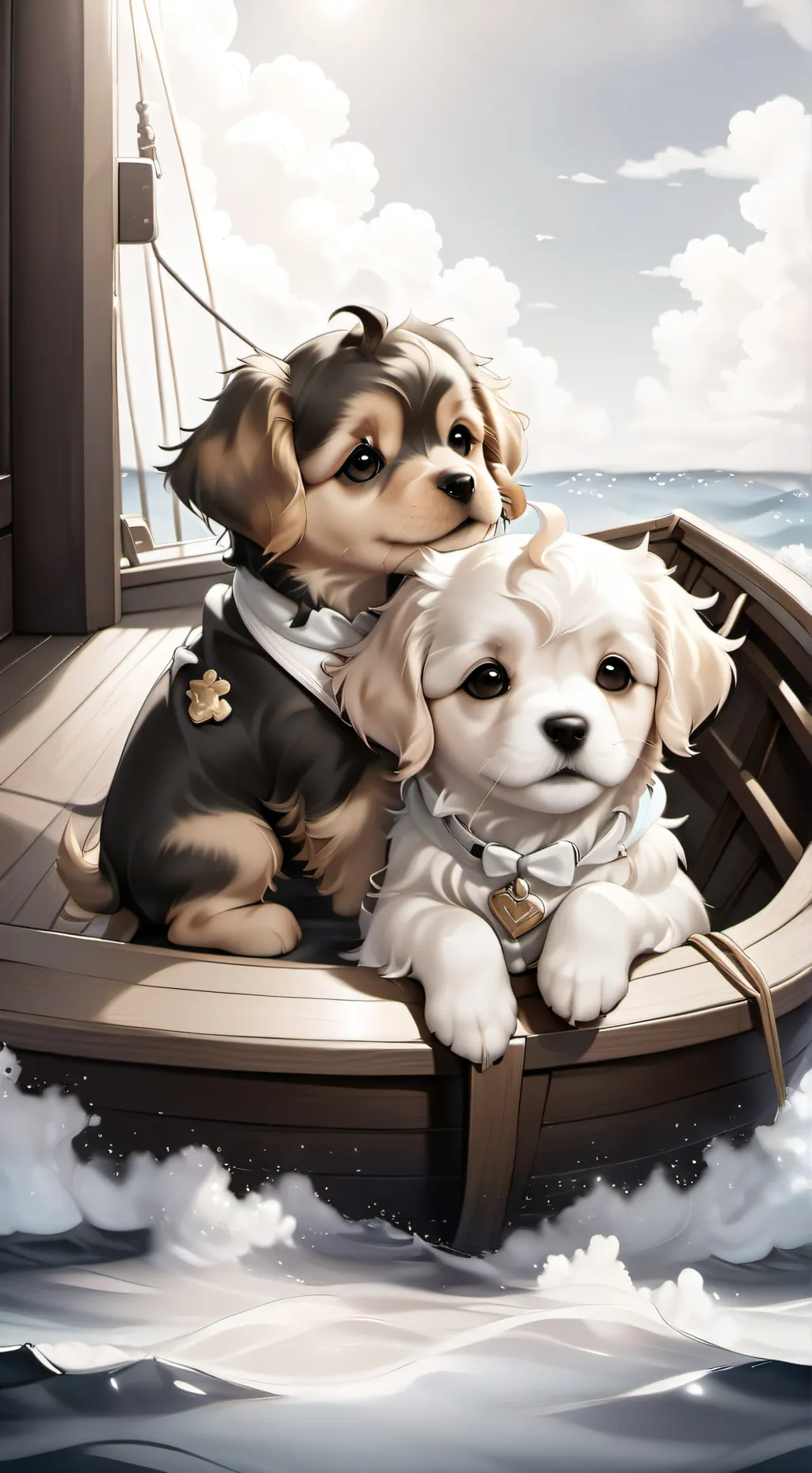 ai character: Posiden + Neptune  background