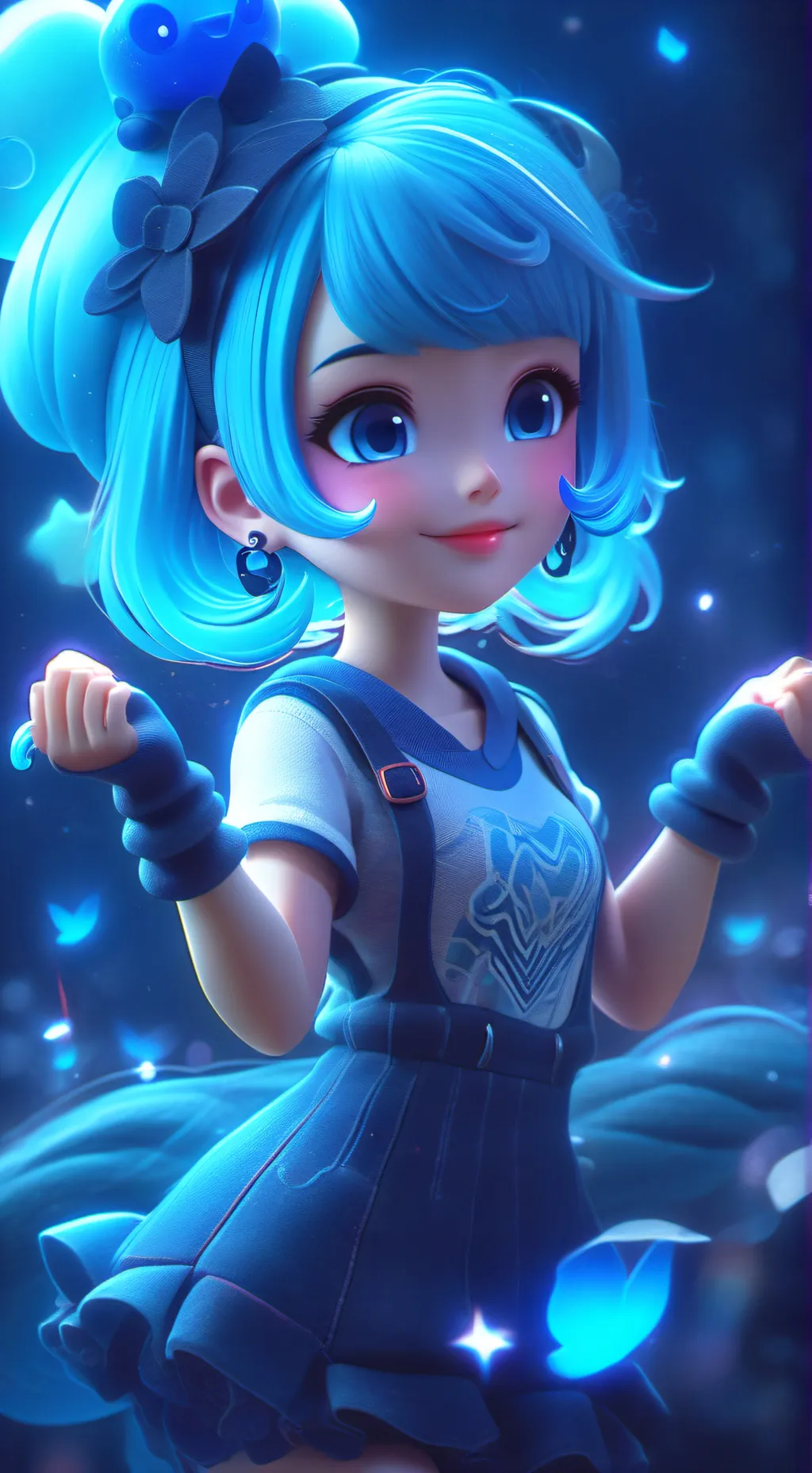 ai character: bella the wolf background