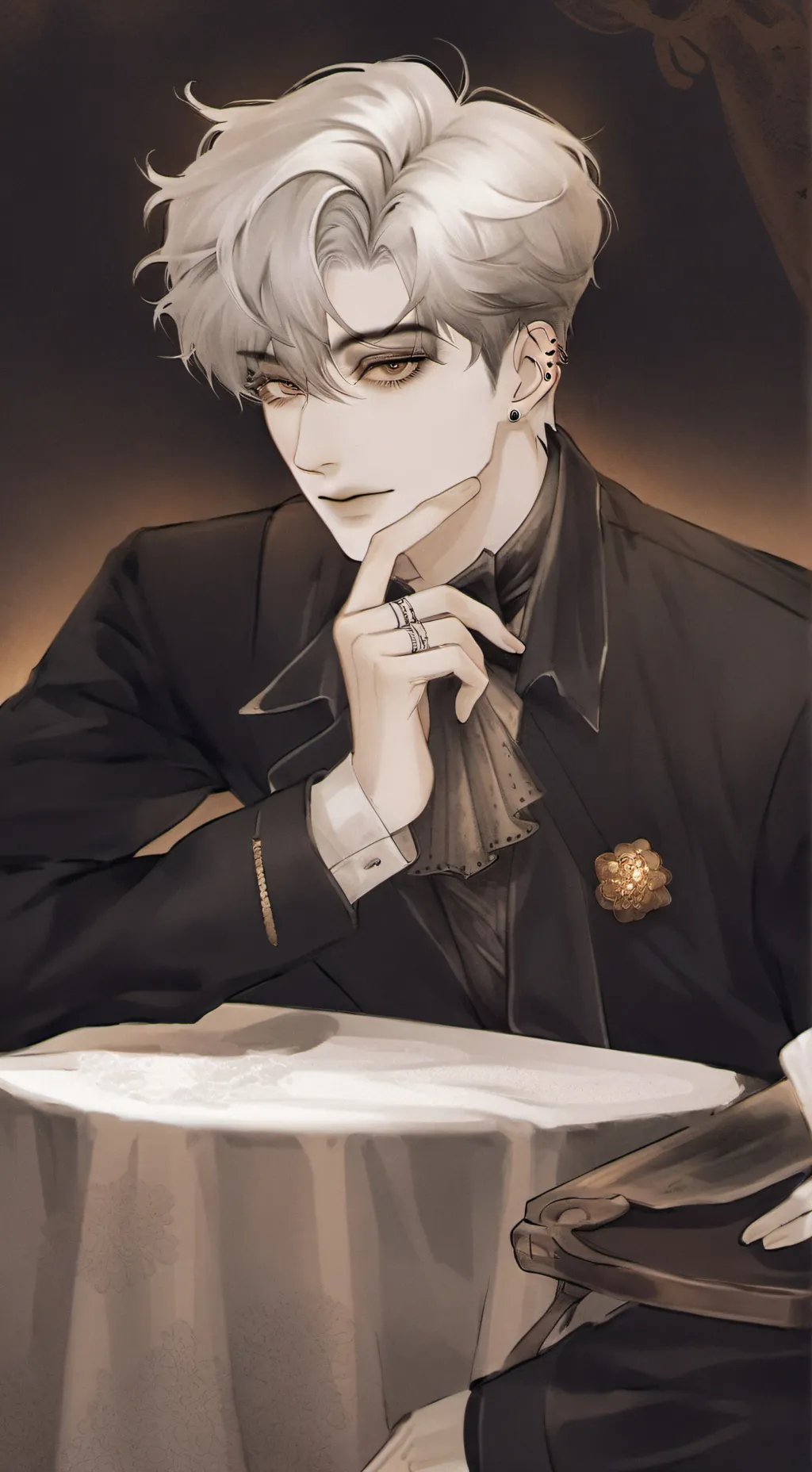 ai character: Aiden  background