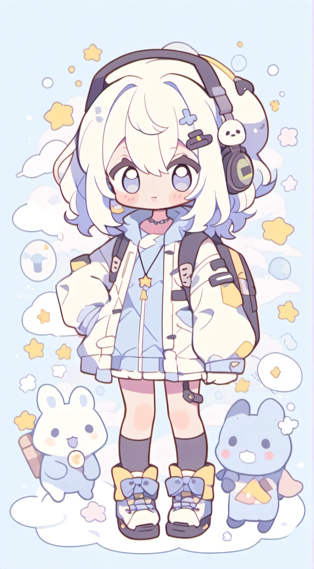 ai character: podcast background