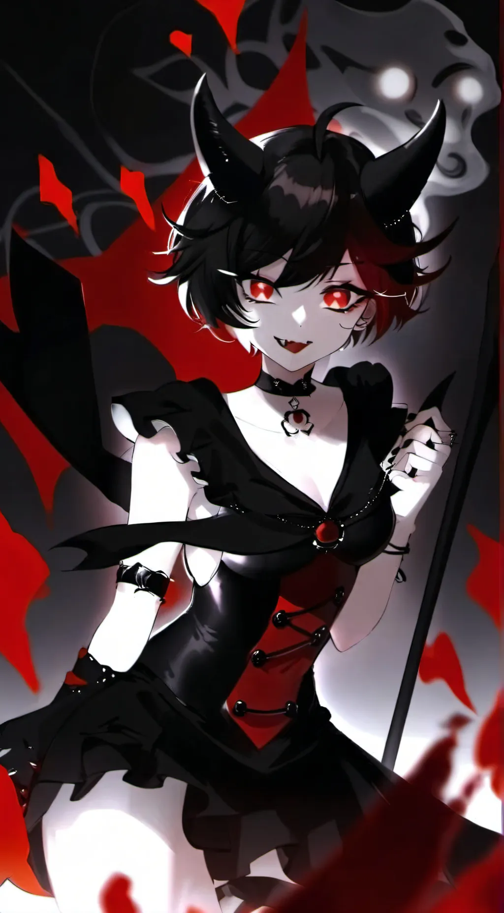 ai character: Zemunin *horror* background