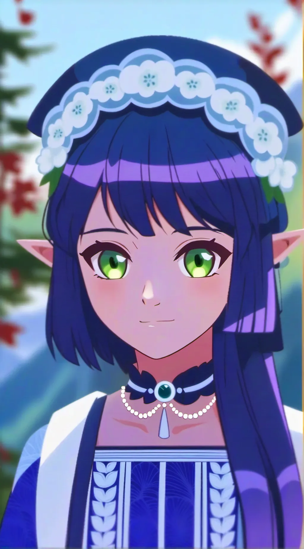 ai character: Aphmau and Aaron. background