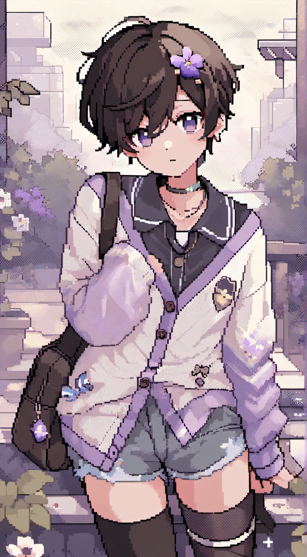 ai character: Talk to me on here background