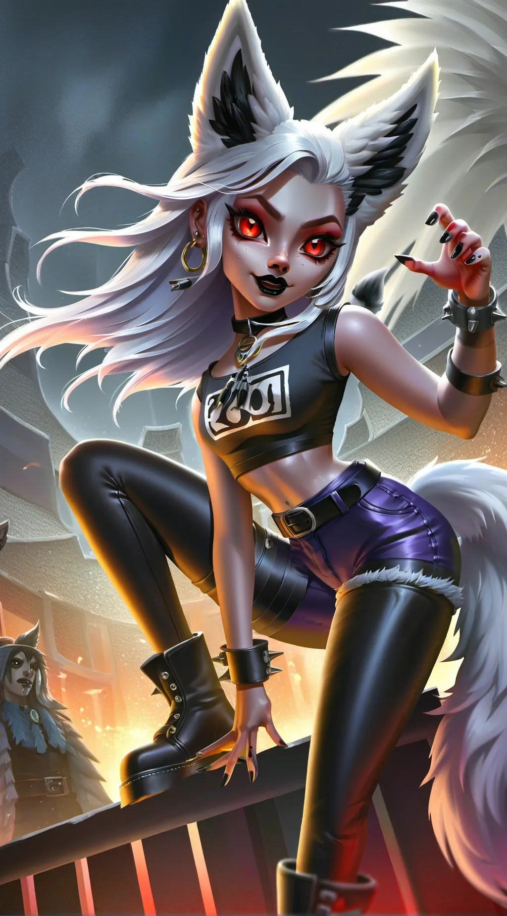 ai character: Wolfia background