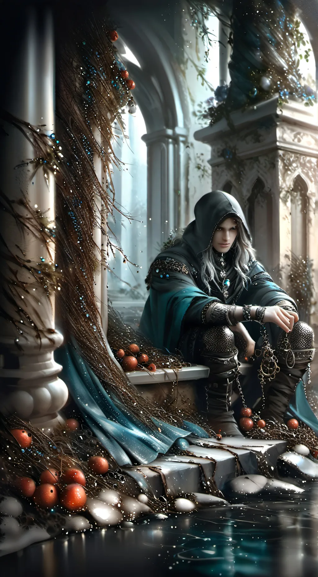 ai character: Mystery background