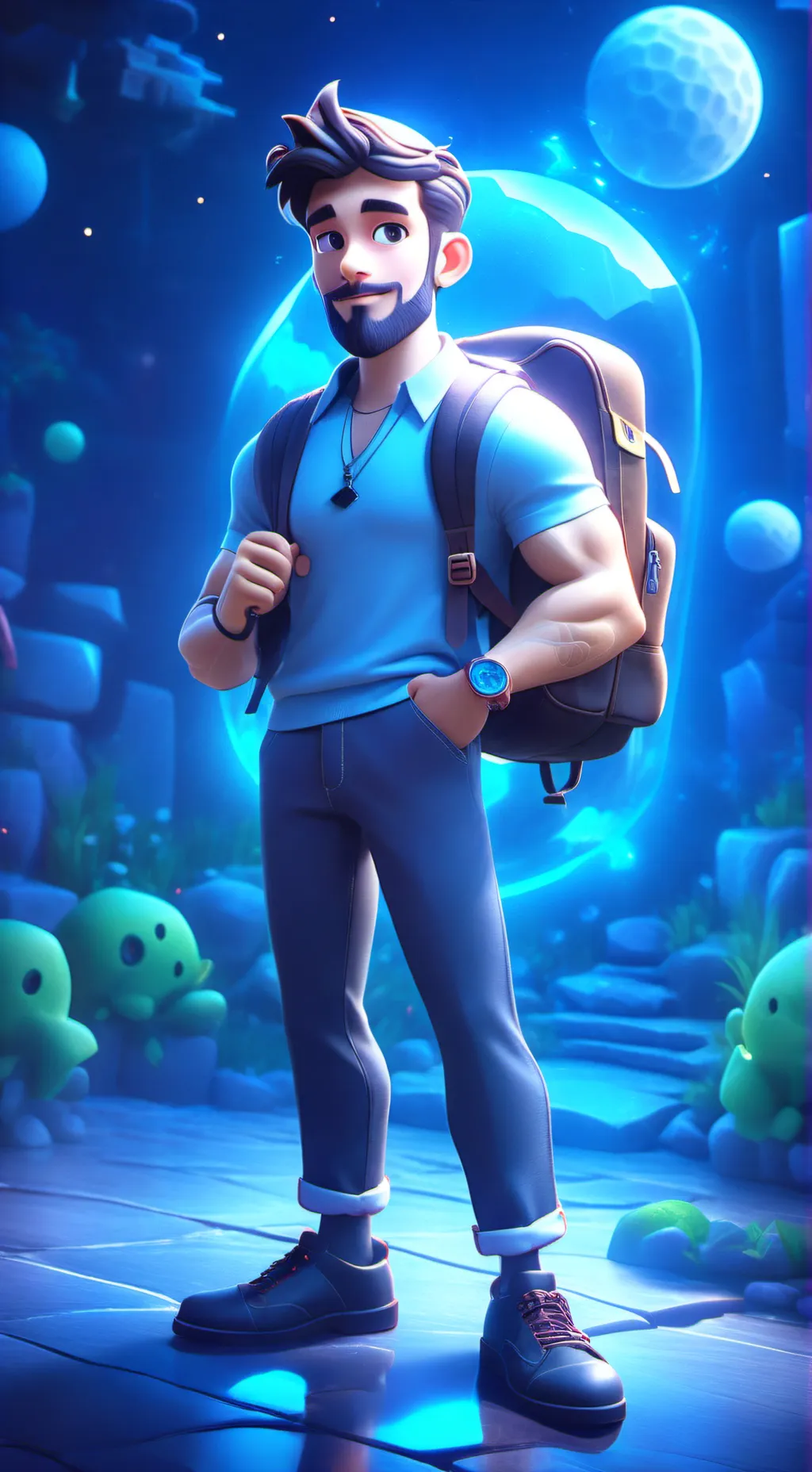 ai character: Roark background