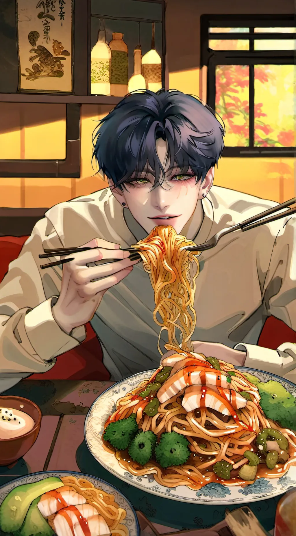 ai character: Kai background