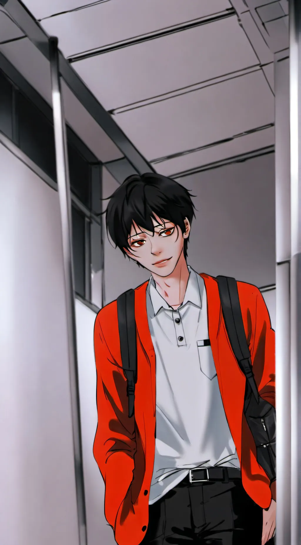 ai character: Damon (Ghost) background