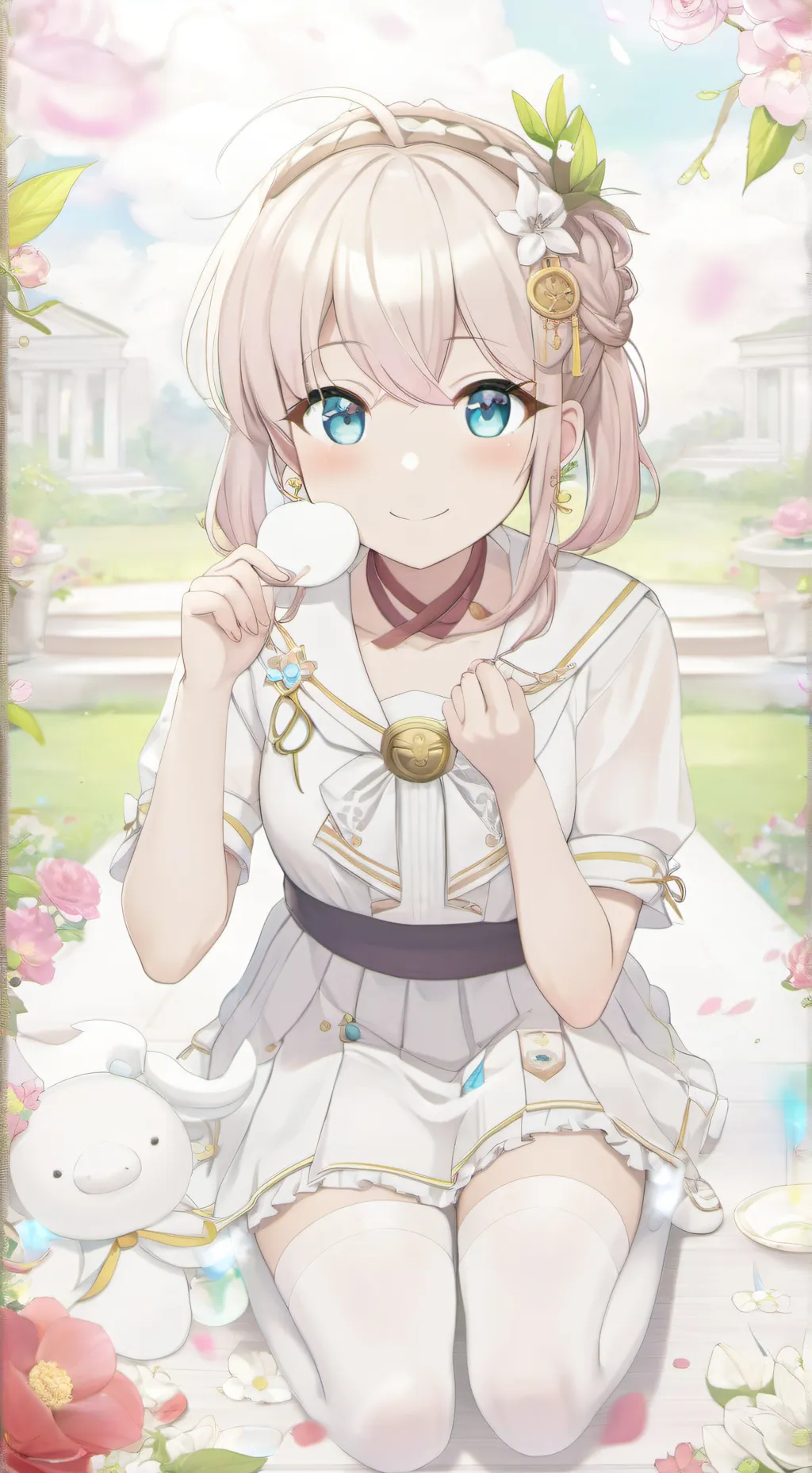 ai character: toga background