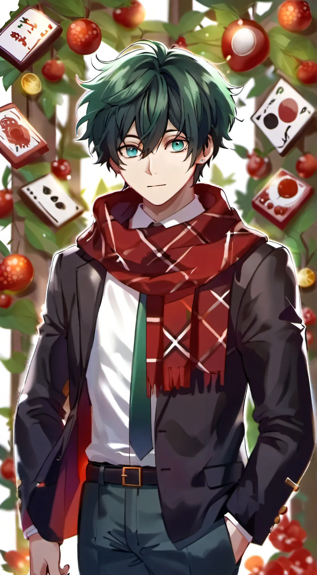 ai character: Deku background