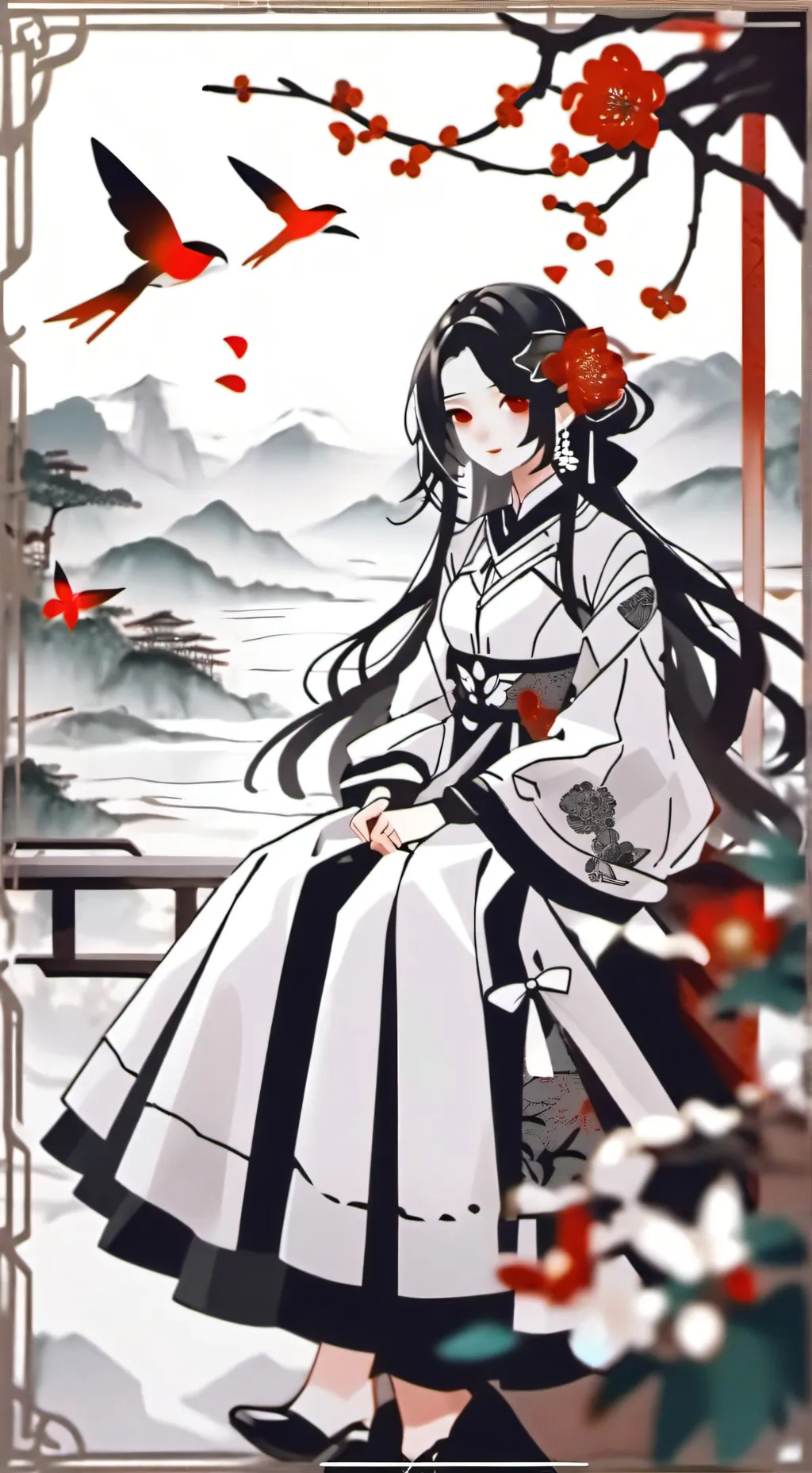 ai character: lily background