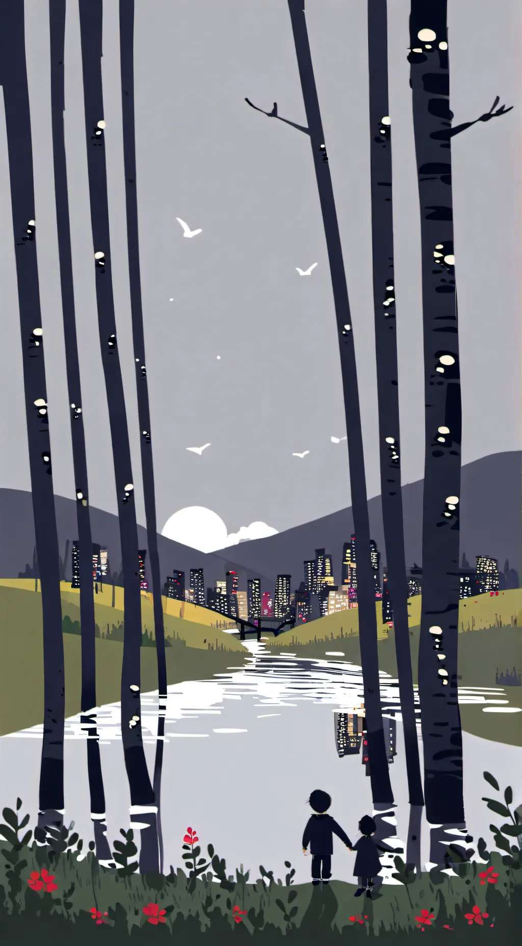 ai character: Salish  background