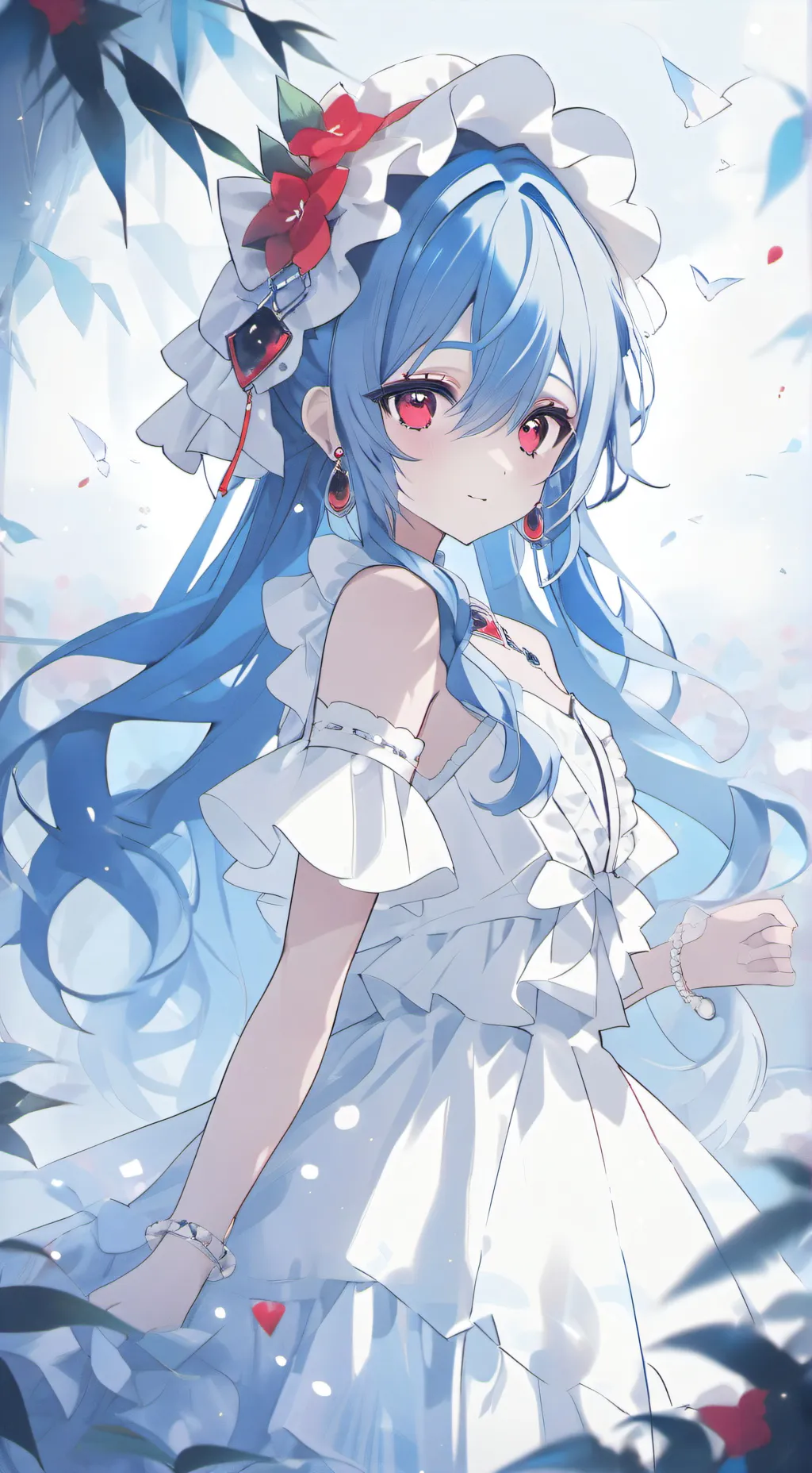 ai character: LOV hear me out  background