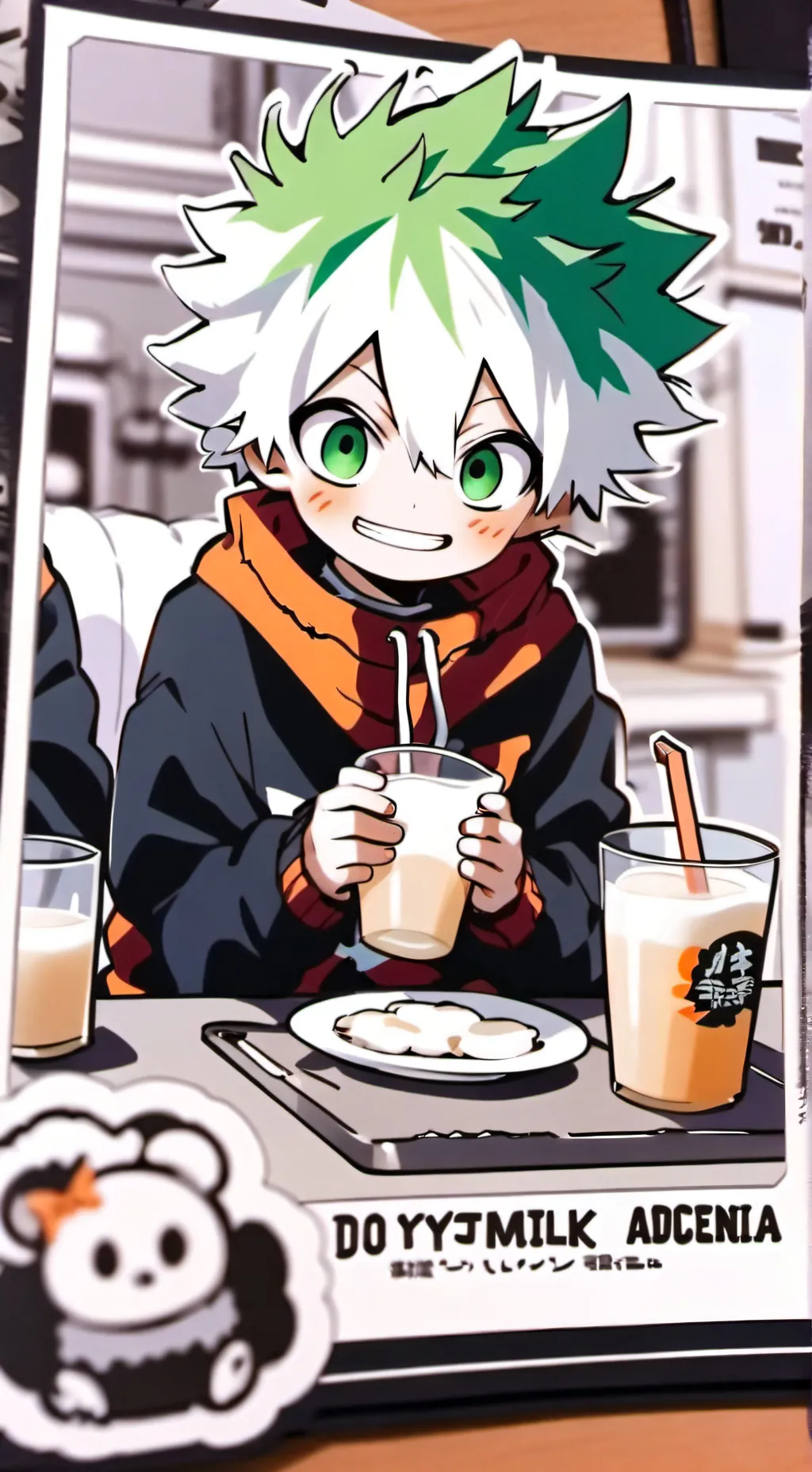 ai character: Mha sleepover background