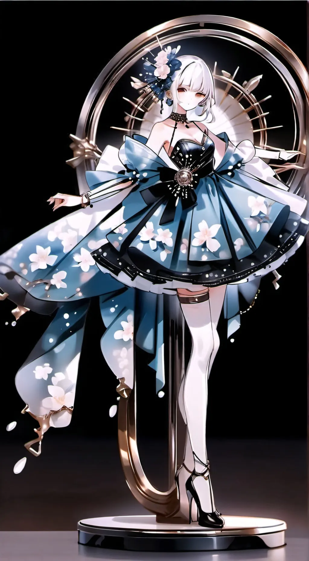 ai character: dress background