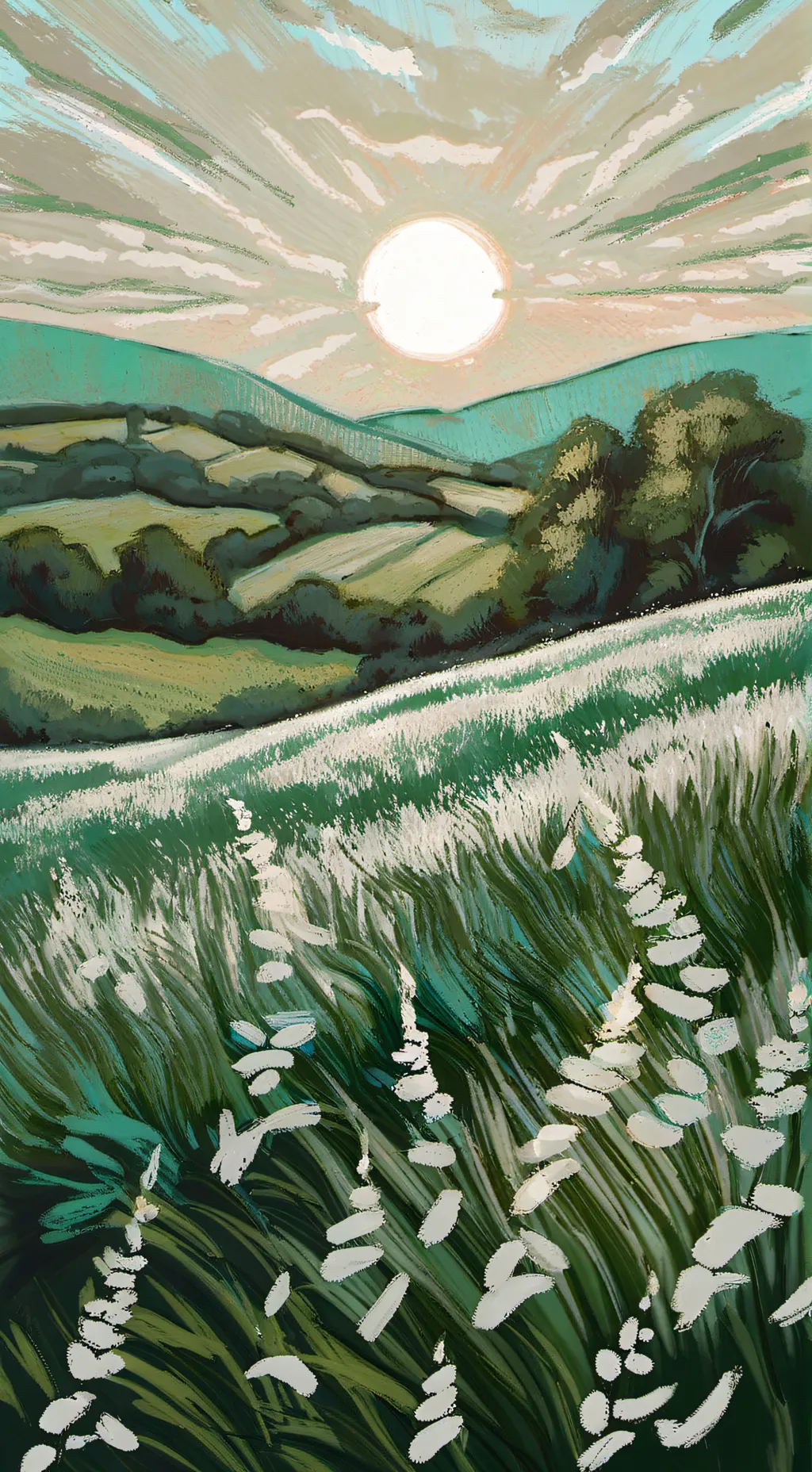 ai character: TPUCH GRASS background