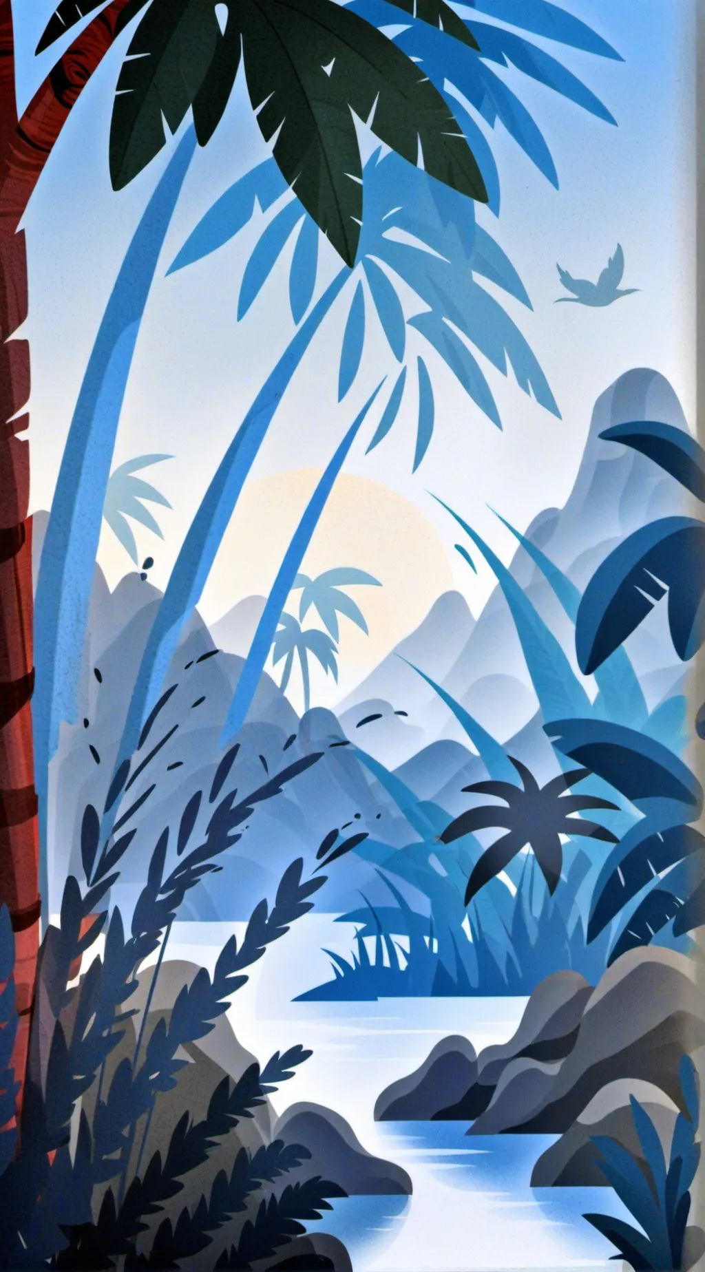 ai character: Animal Village background