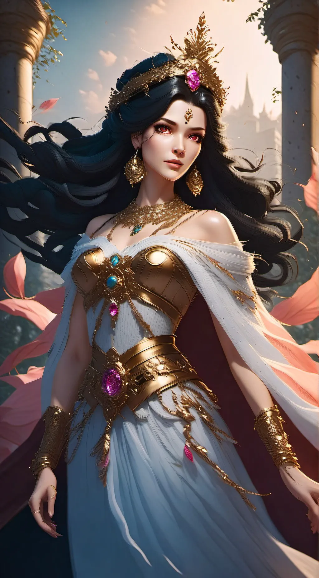 ai character: Queen Hera background