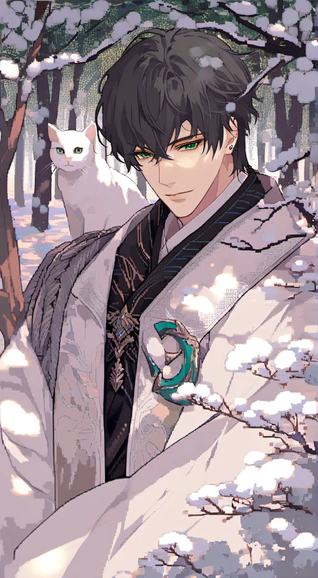 ai character: Enzo  background