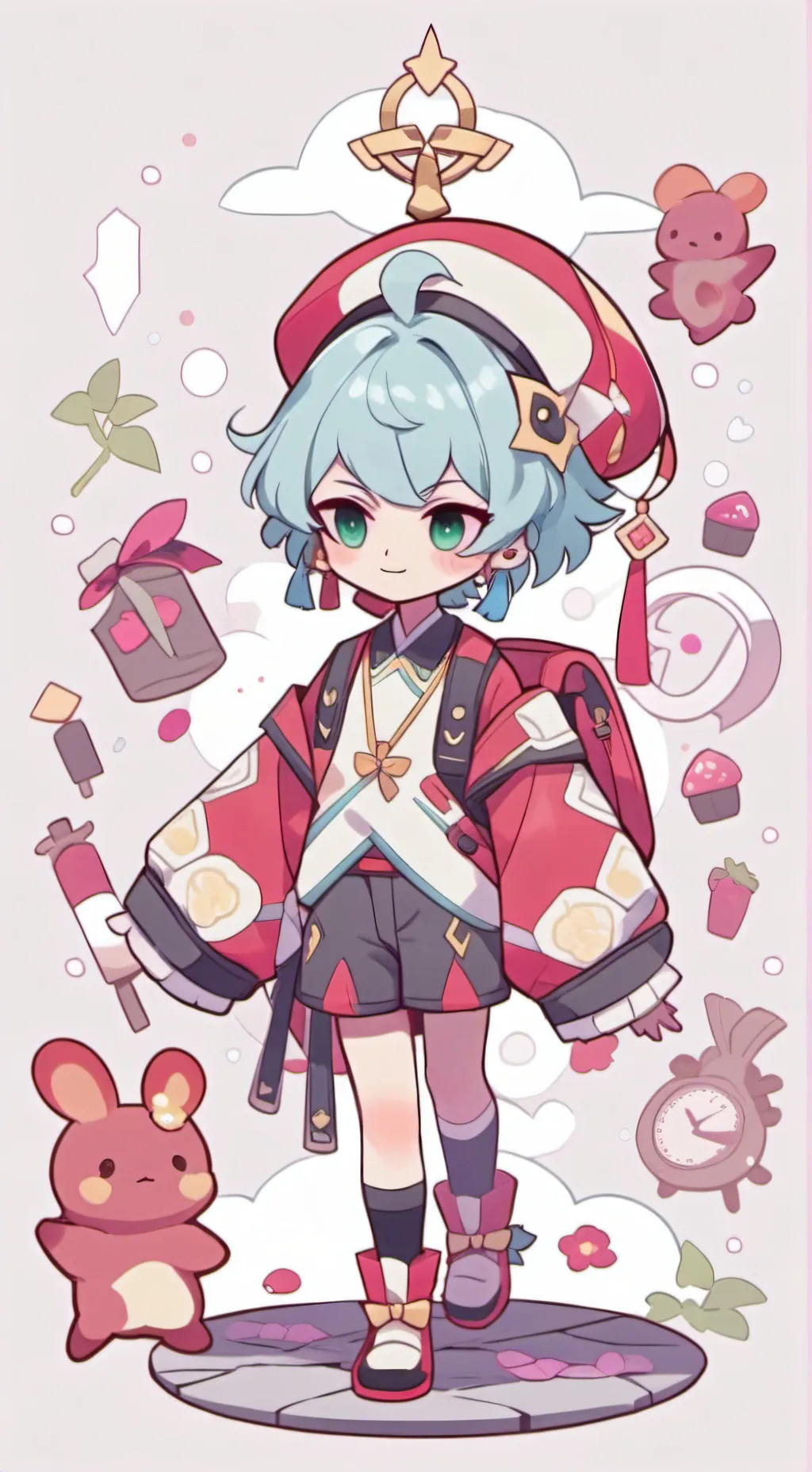 ai character: mha experiment  background