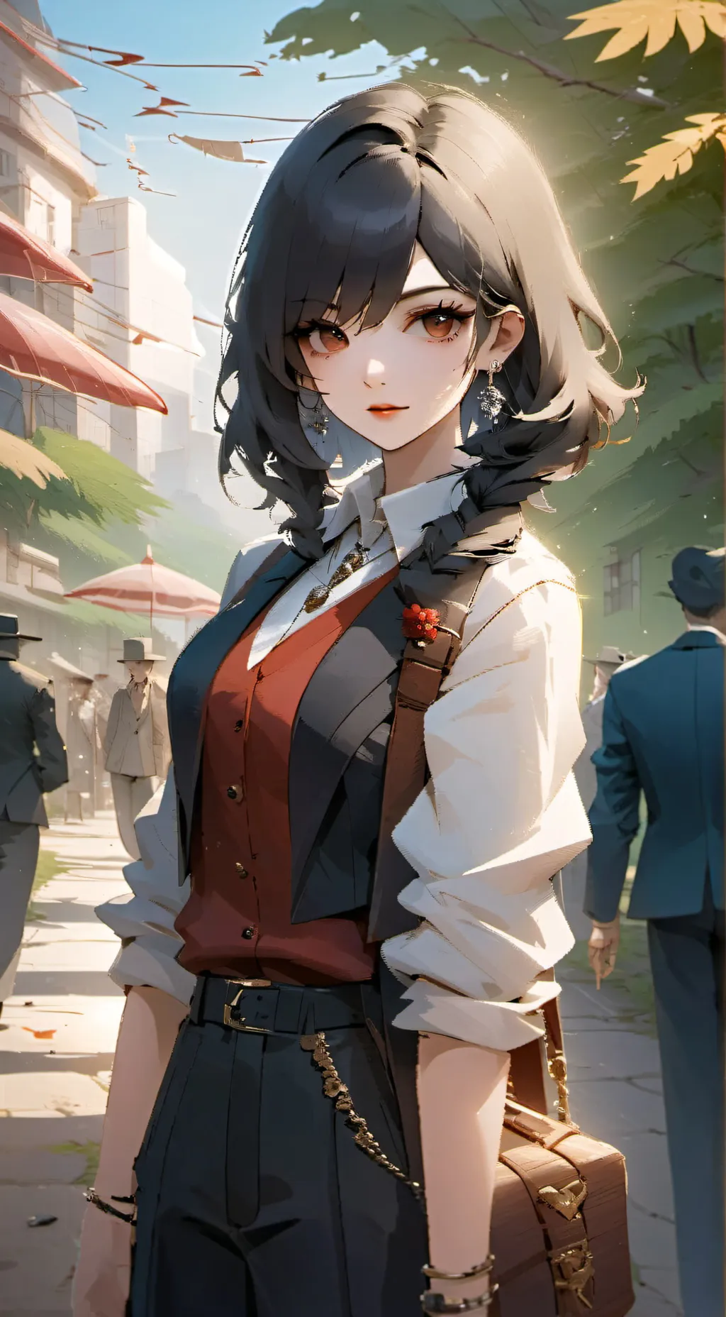 ai character: Mina  background