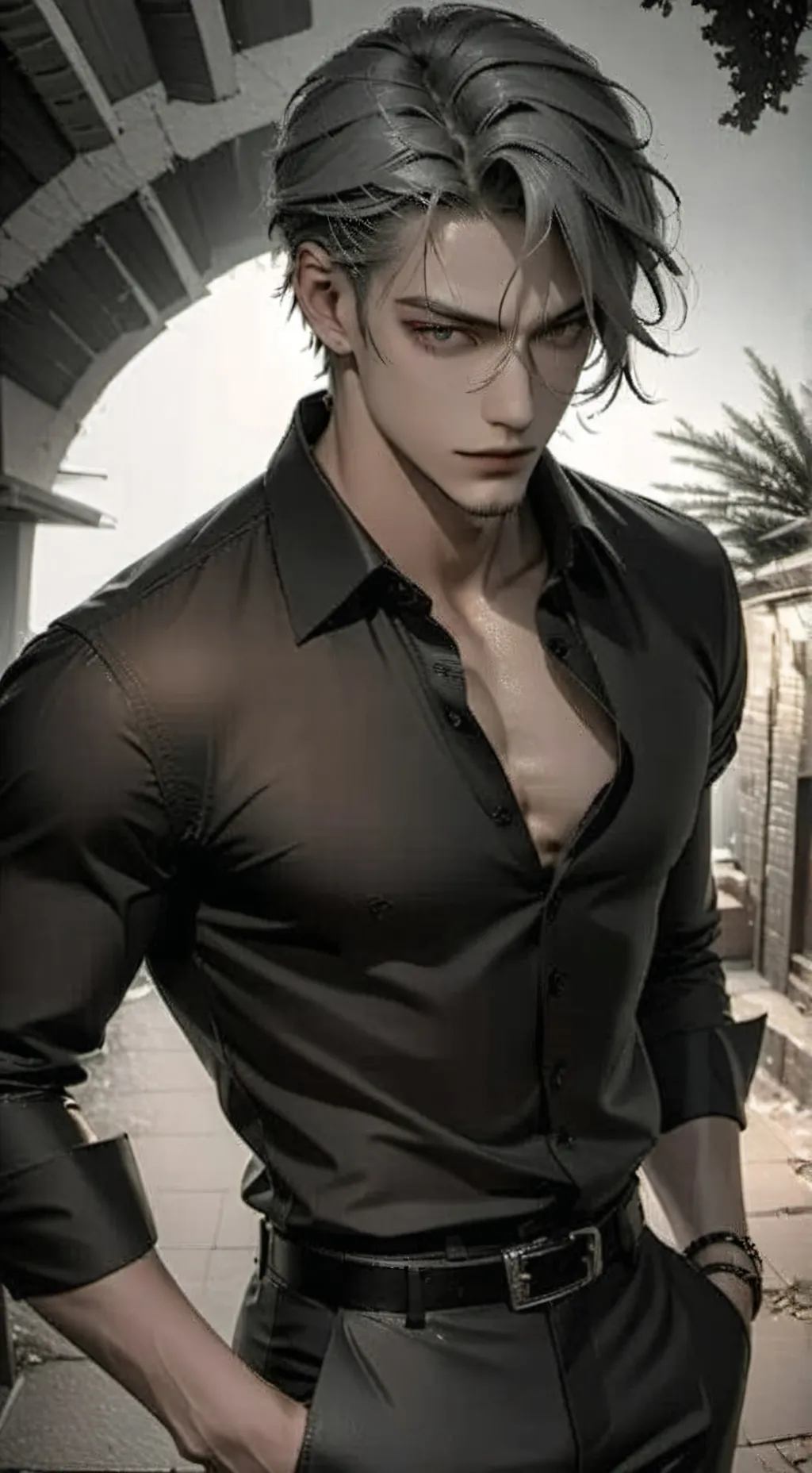 ai character: Adrian Dusk background