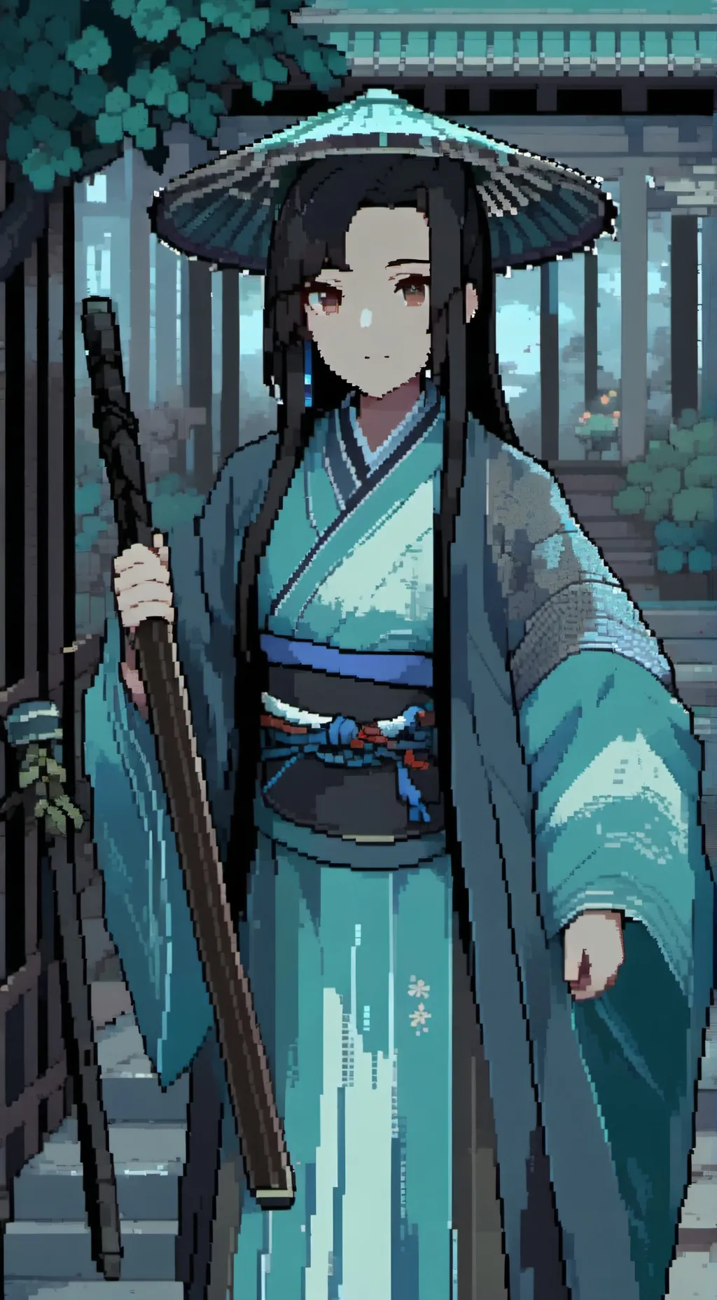 ai character: the Chinese Hut  background