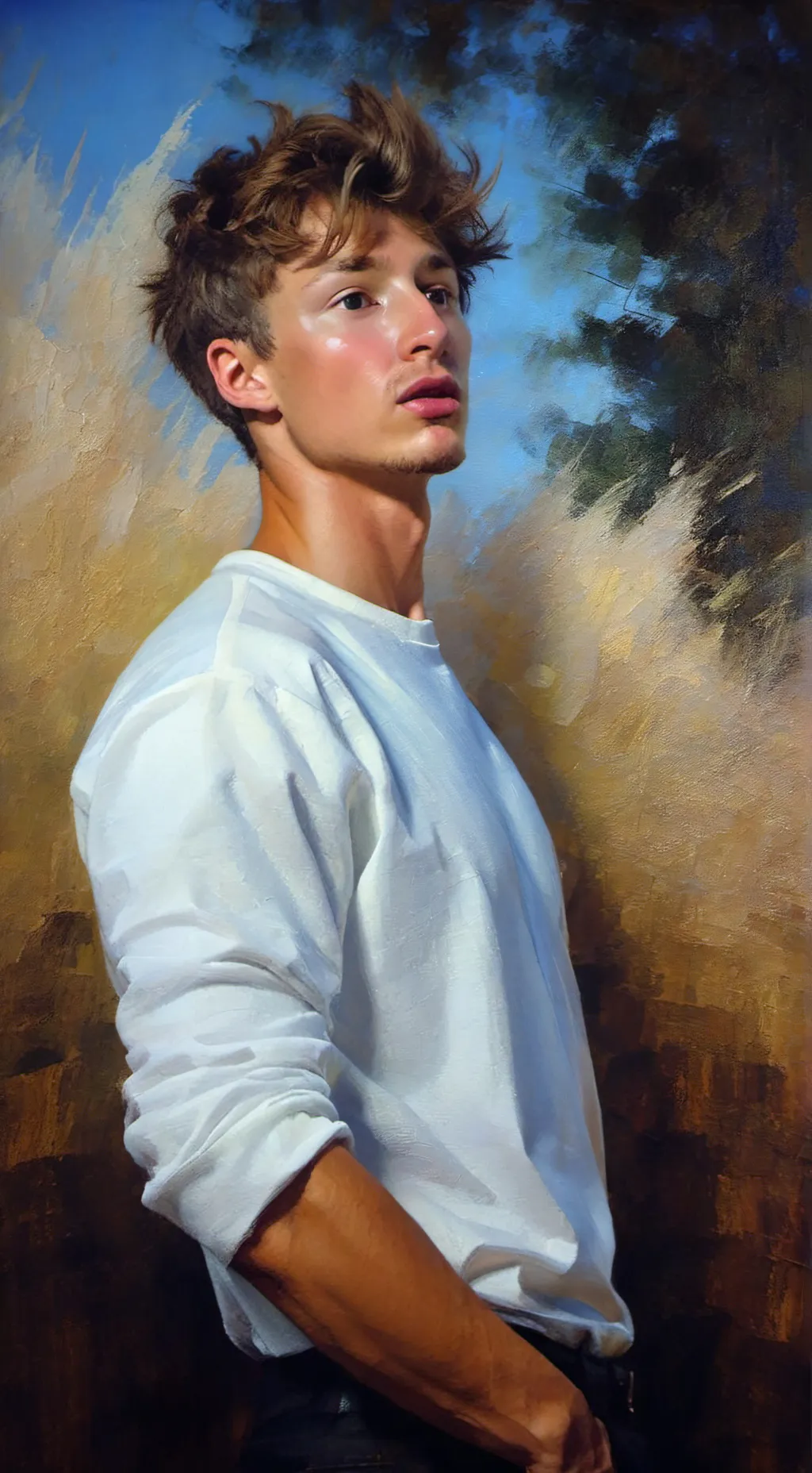 ai character: Landon Brooks background