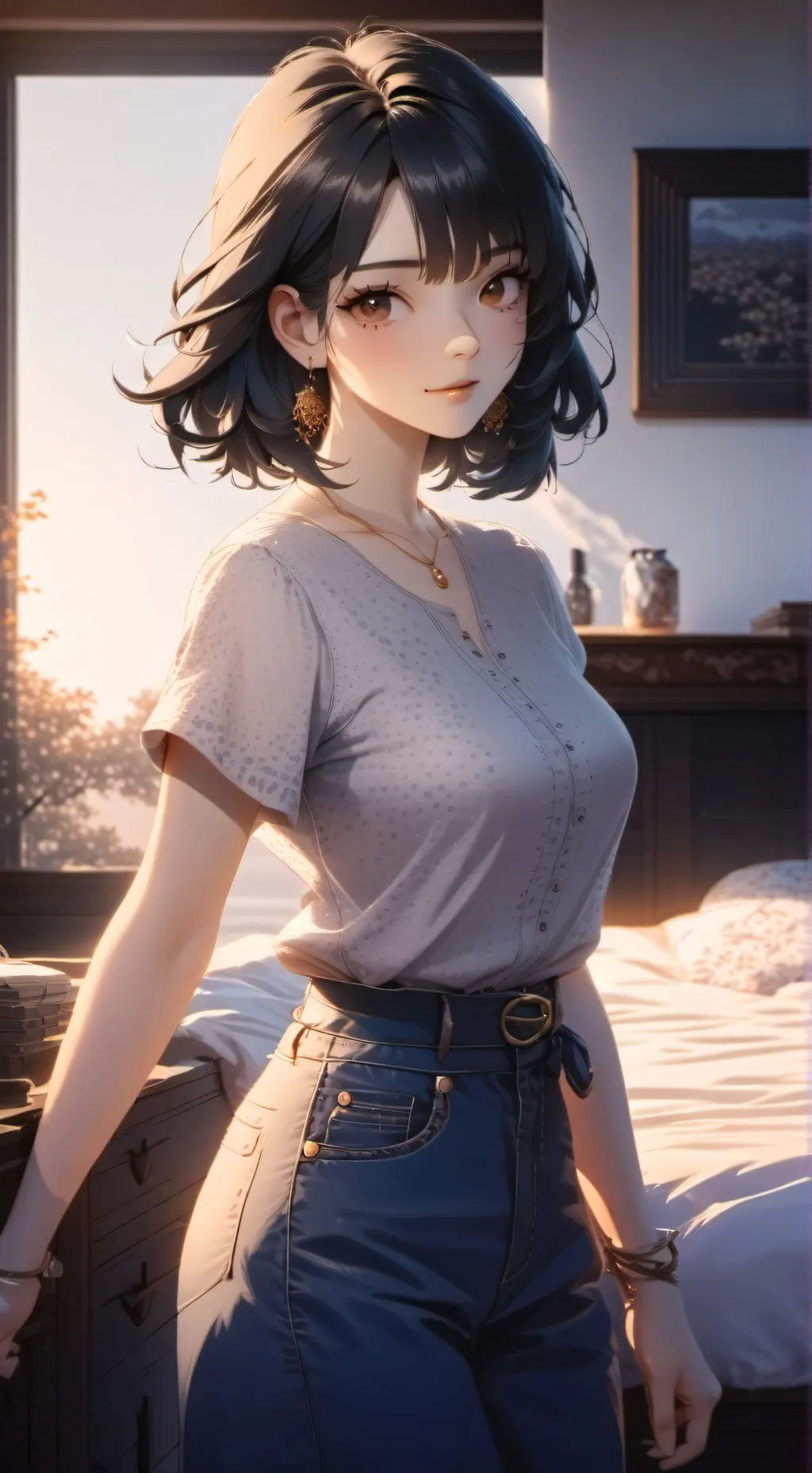 ai character: Leena background