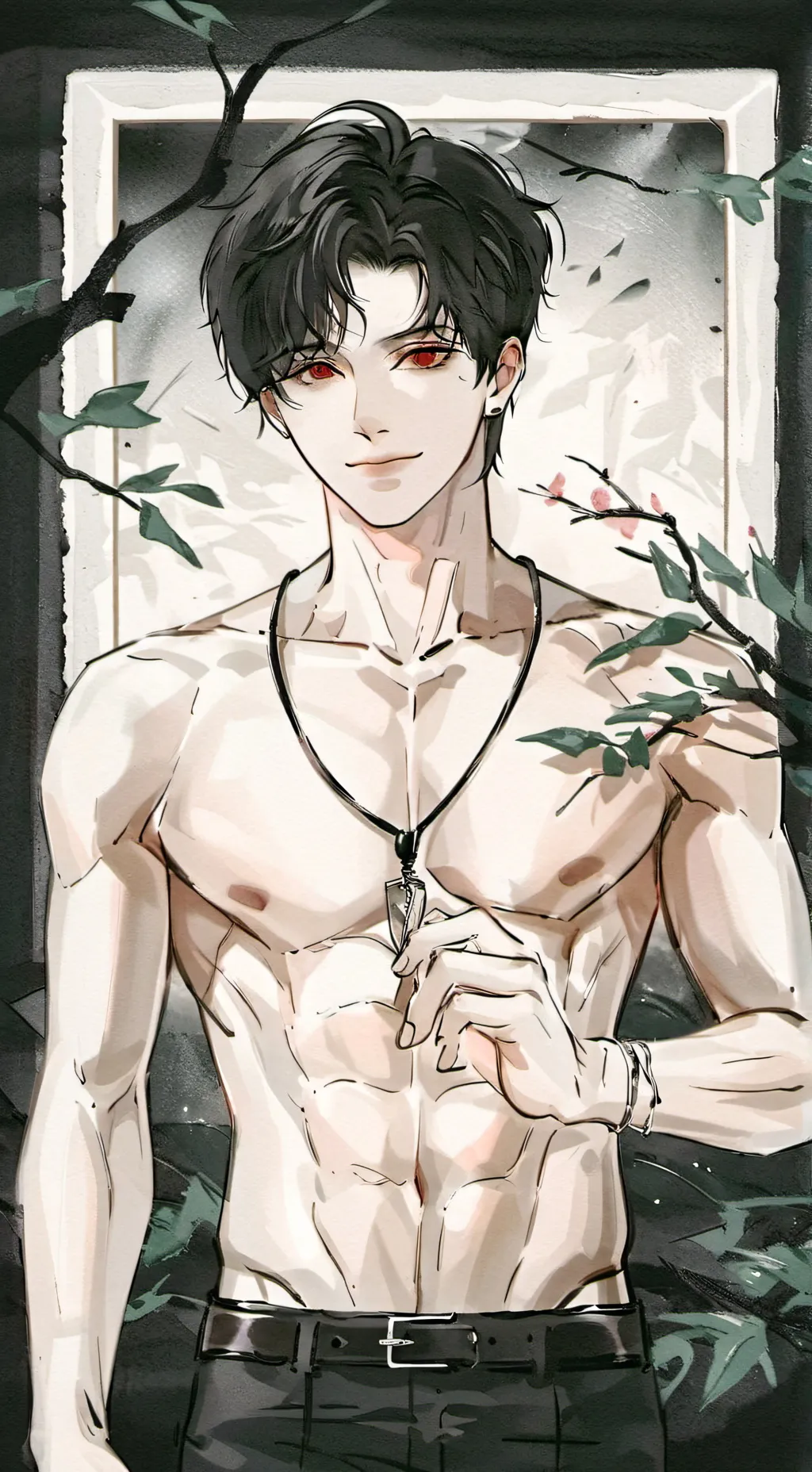 ai character: Demon 🤭😈 background