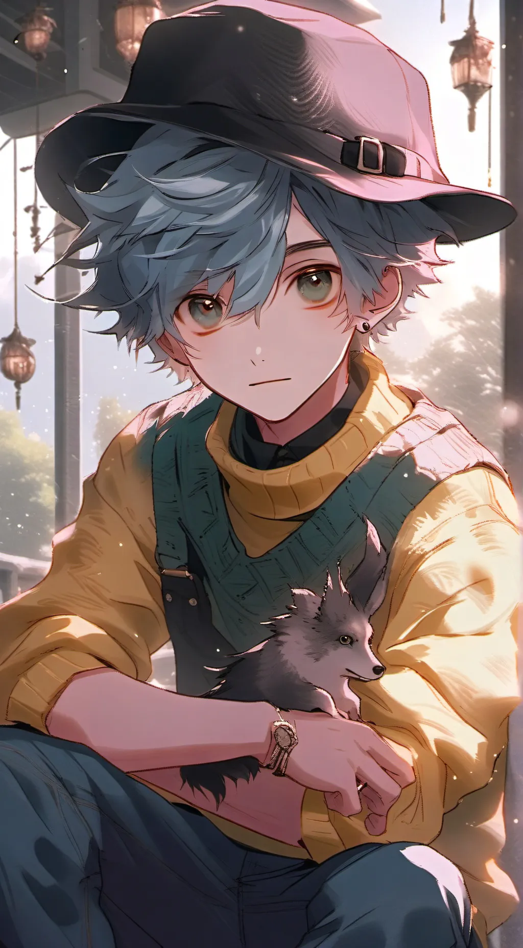 ai character: baby saja background