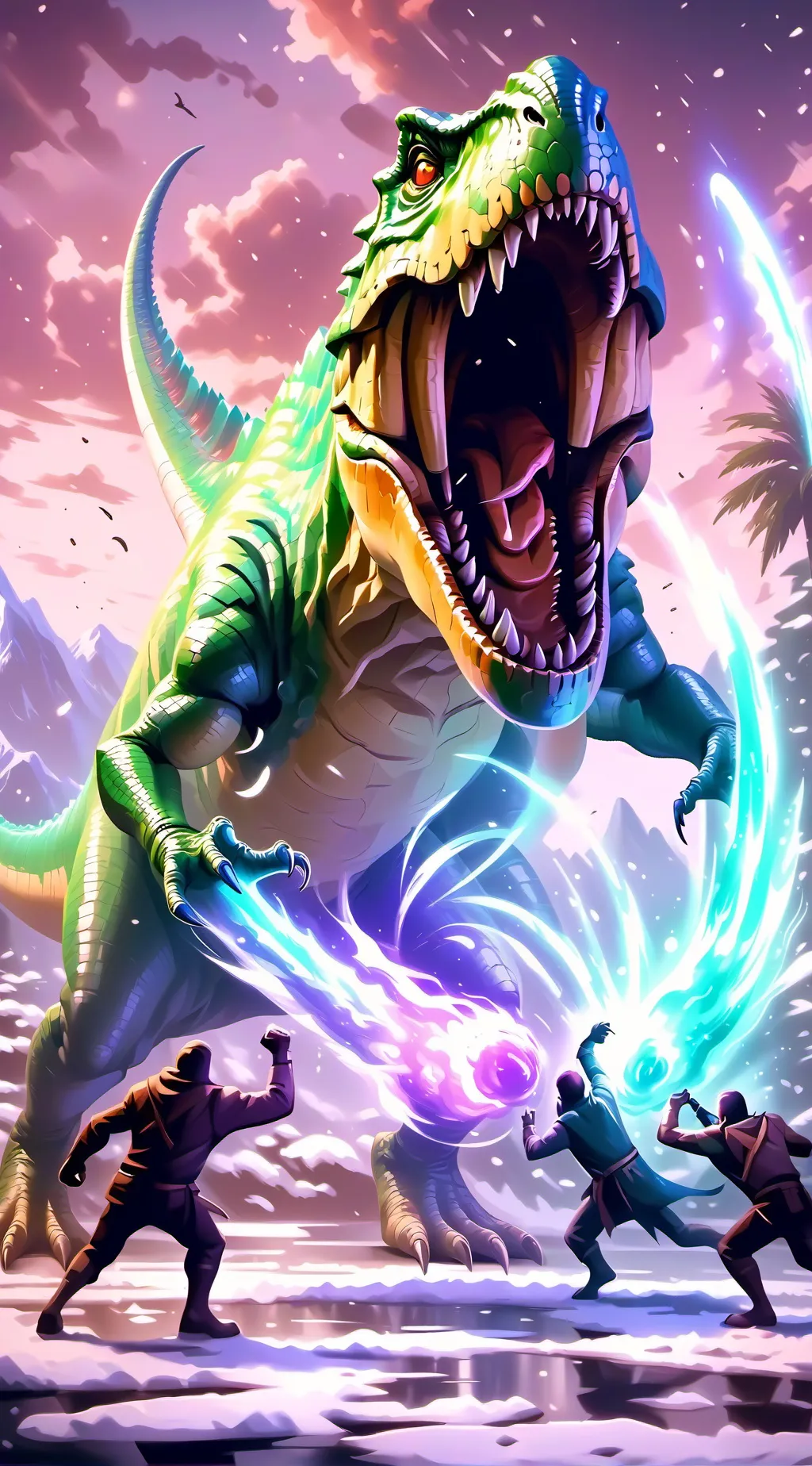 ai character: Jurrasic World RP background