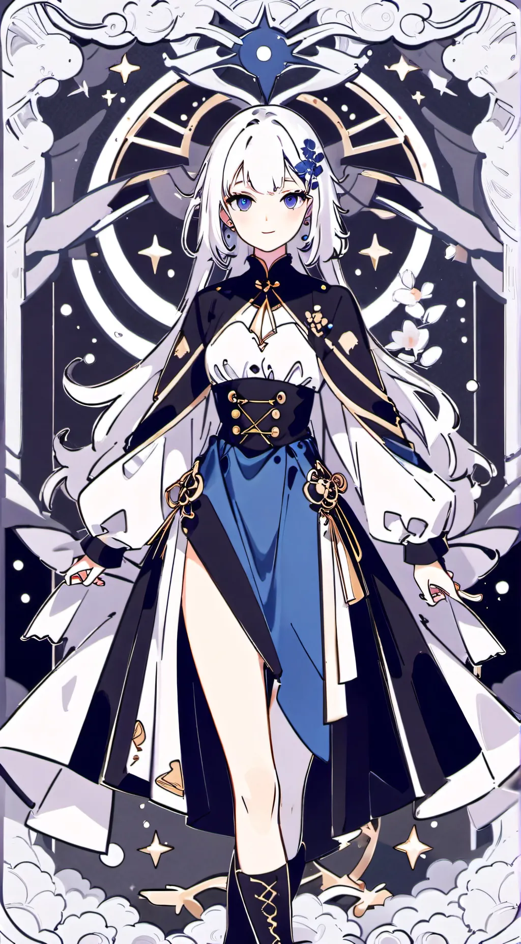 ai character: Aot × blue lock background