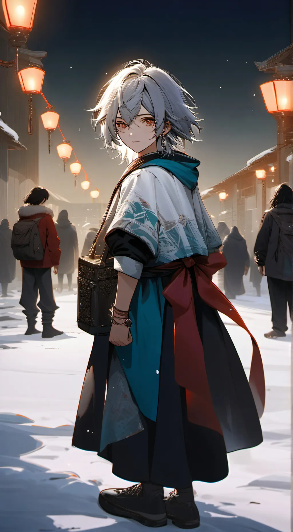 ai character: Mha abandoned  background