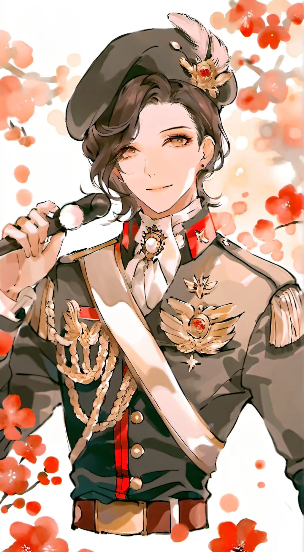 ai character: Mha military background