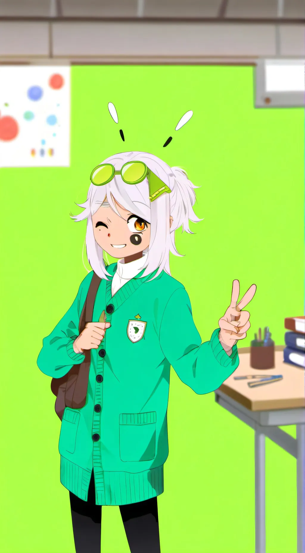 ai character: Merlin Gold background