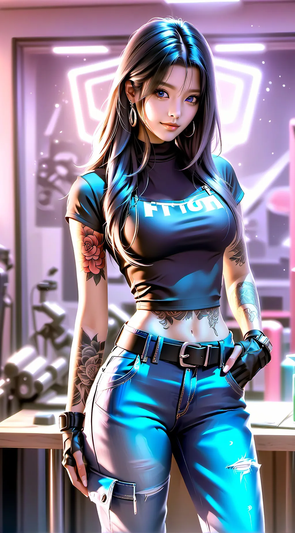 ai character: Rika Natsume background